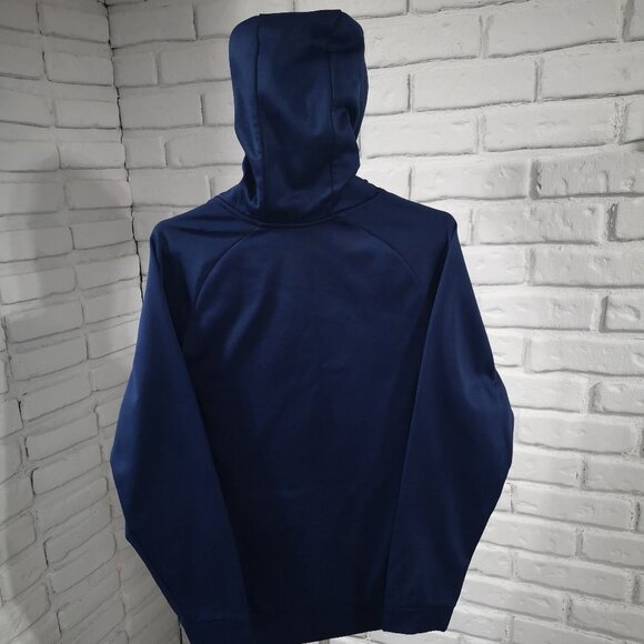 Nike Dri - Fit Ladies Navy Fleece Lined Scuba Hoodie - Picture 4 of 13